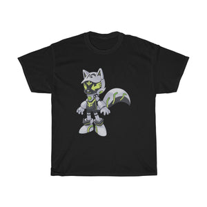 Robot Kitsune-Kyubit - T-Shirt T-Shirt Lordyan Black S 