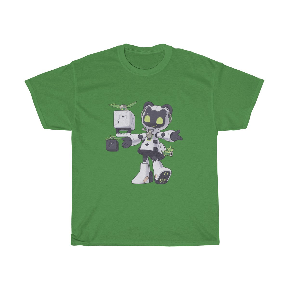 Robot Panda-Tangtang - T-Shirt T-Shirt Lordyan Green S 