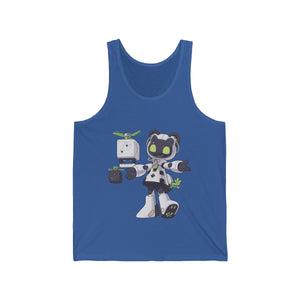 Robot Panda-Tangtang - Tank Top Tank Top Lordyan Royal Blue XS 