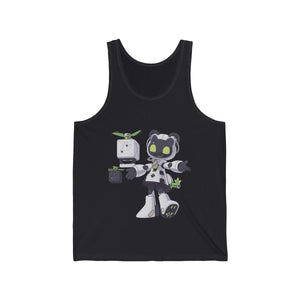 Robot Panda-Tangtang - Tank Top Tank Top Lordyan Dark Grey XS 