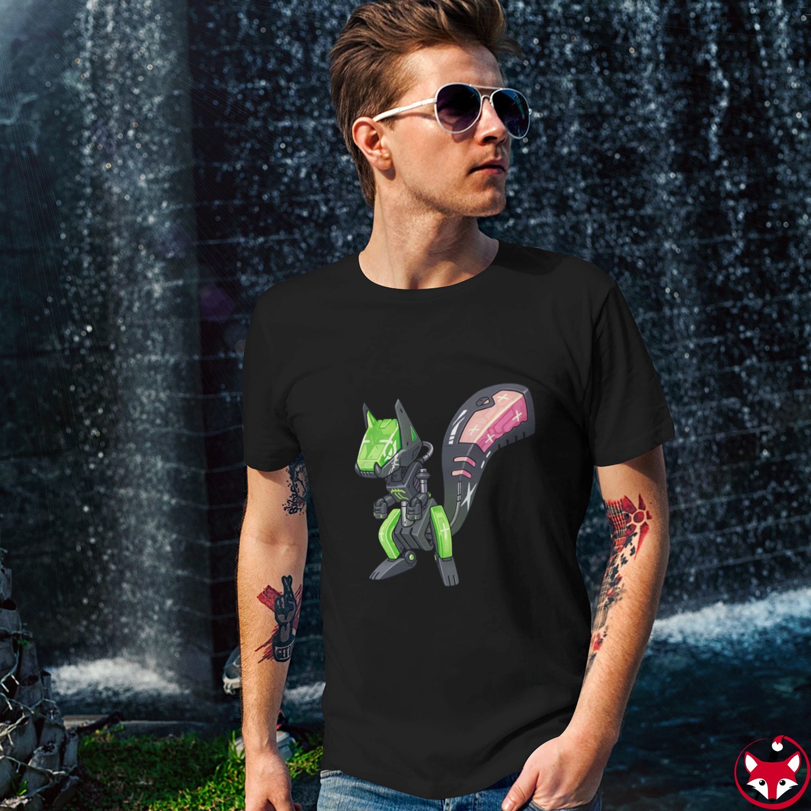 Robot Squirrel - T-Shirt T-Shirt Lordyan 