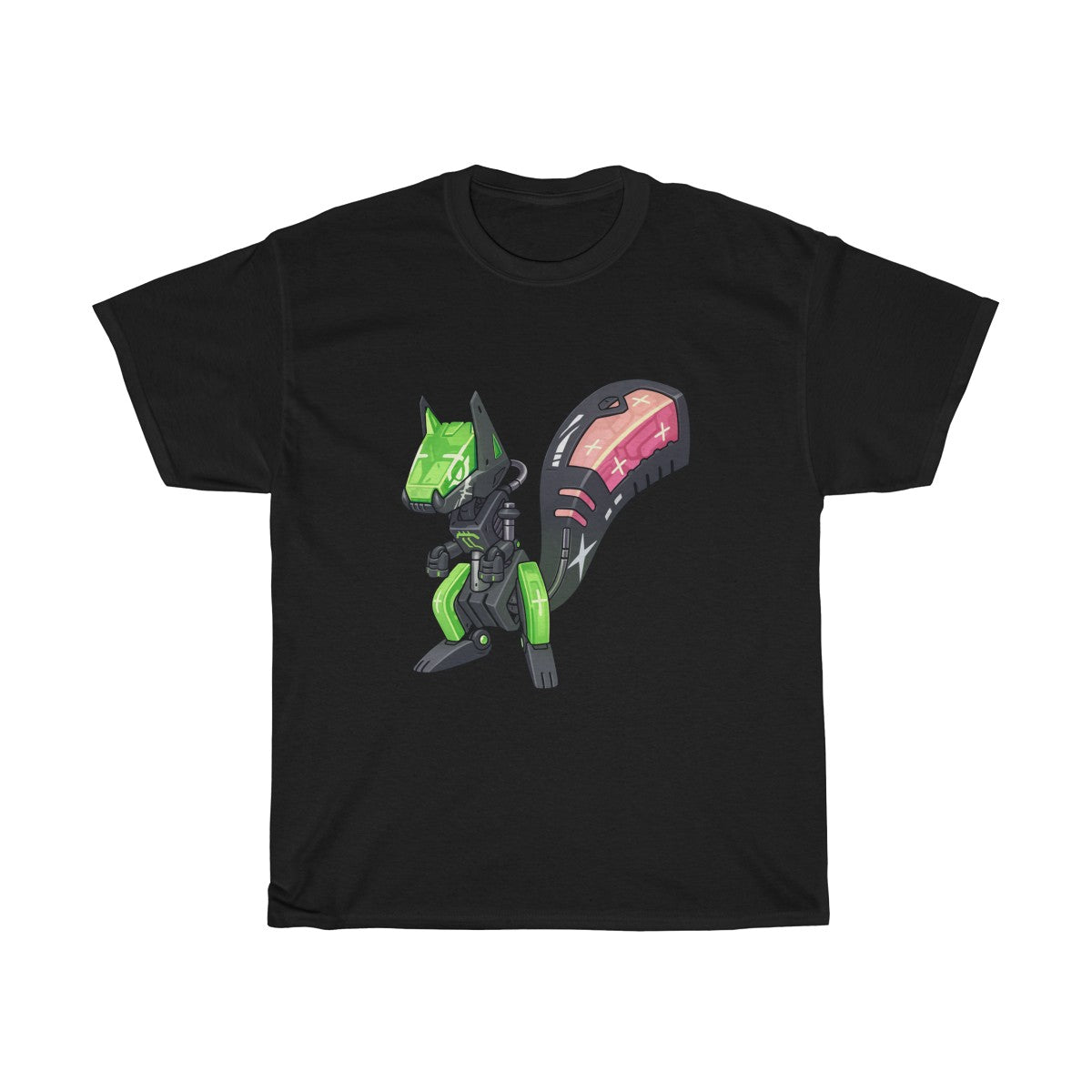 Robot Squirrel - T-Shirt T-Shirt Lordyan Black S 
