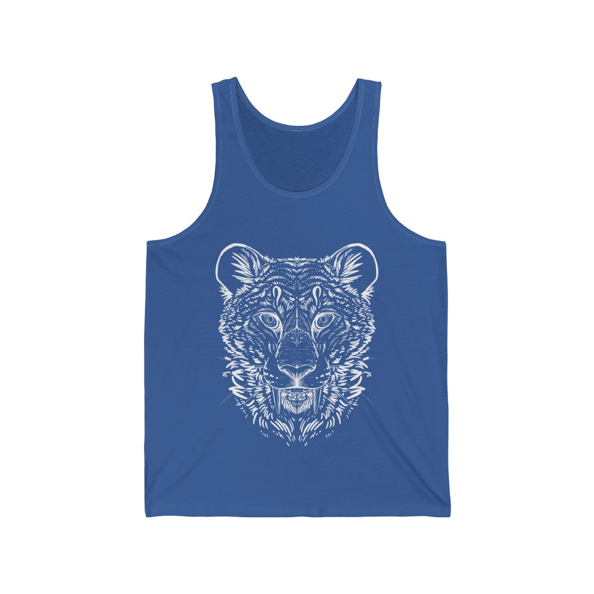 Sabertooth - Tank Top Tank Top Dire Creatures Royal Blue XS 