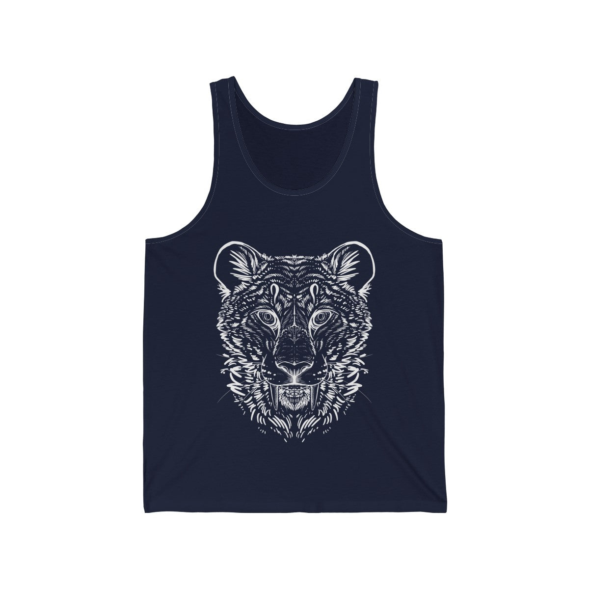 Sabertooth - Tank Top Tank Top Dire Creatures Navy Blue XS 