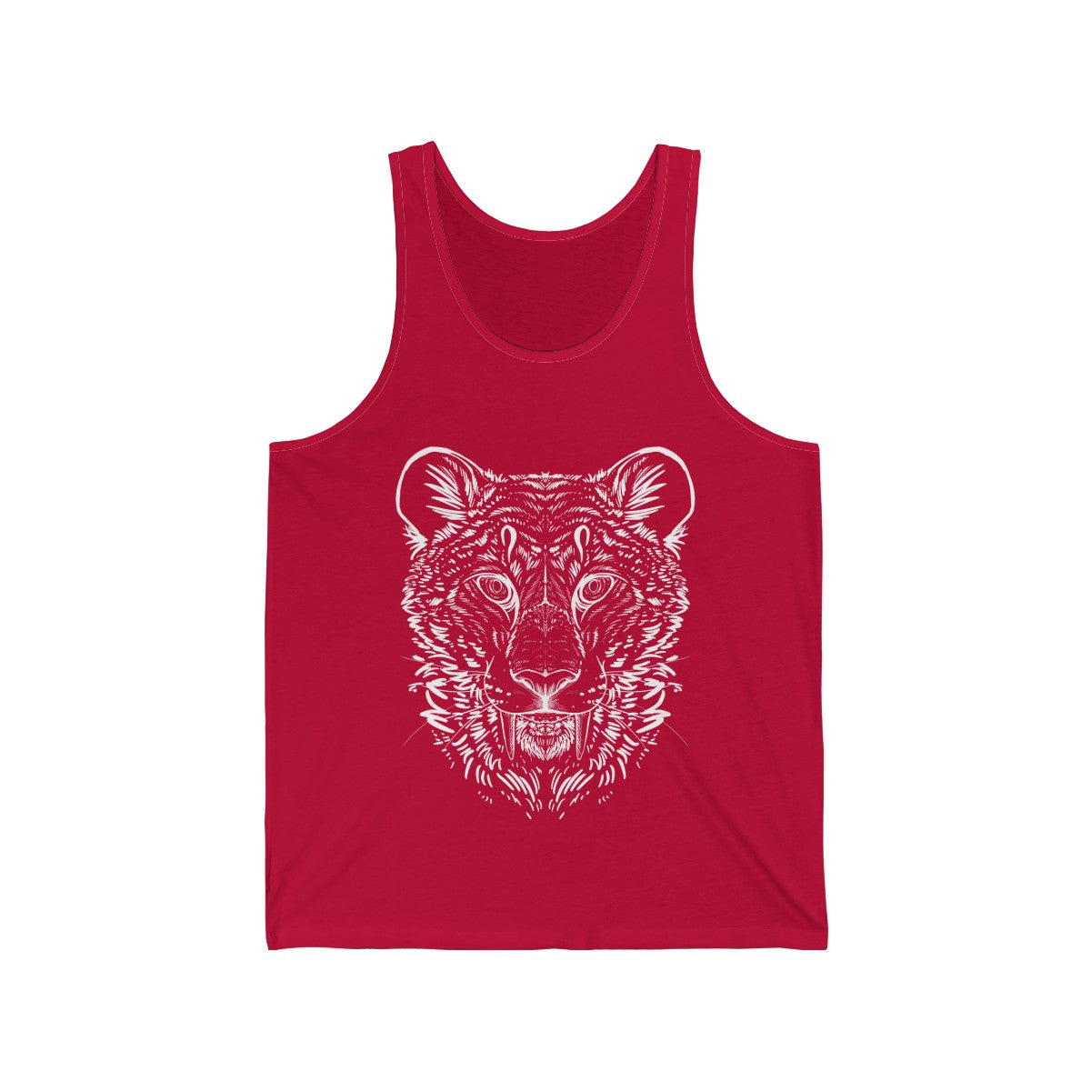 Sabertooth - Tank Top Tank Top Dire Creatures Red XS 