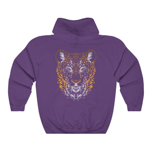 Sabertooth Colored - Hoodie Hoodie Dire Creatures Purple S 