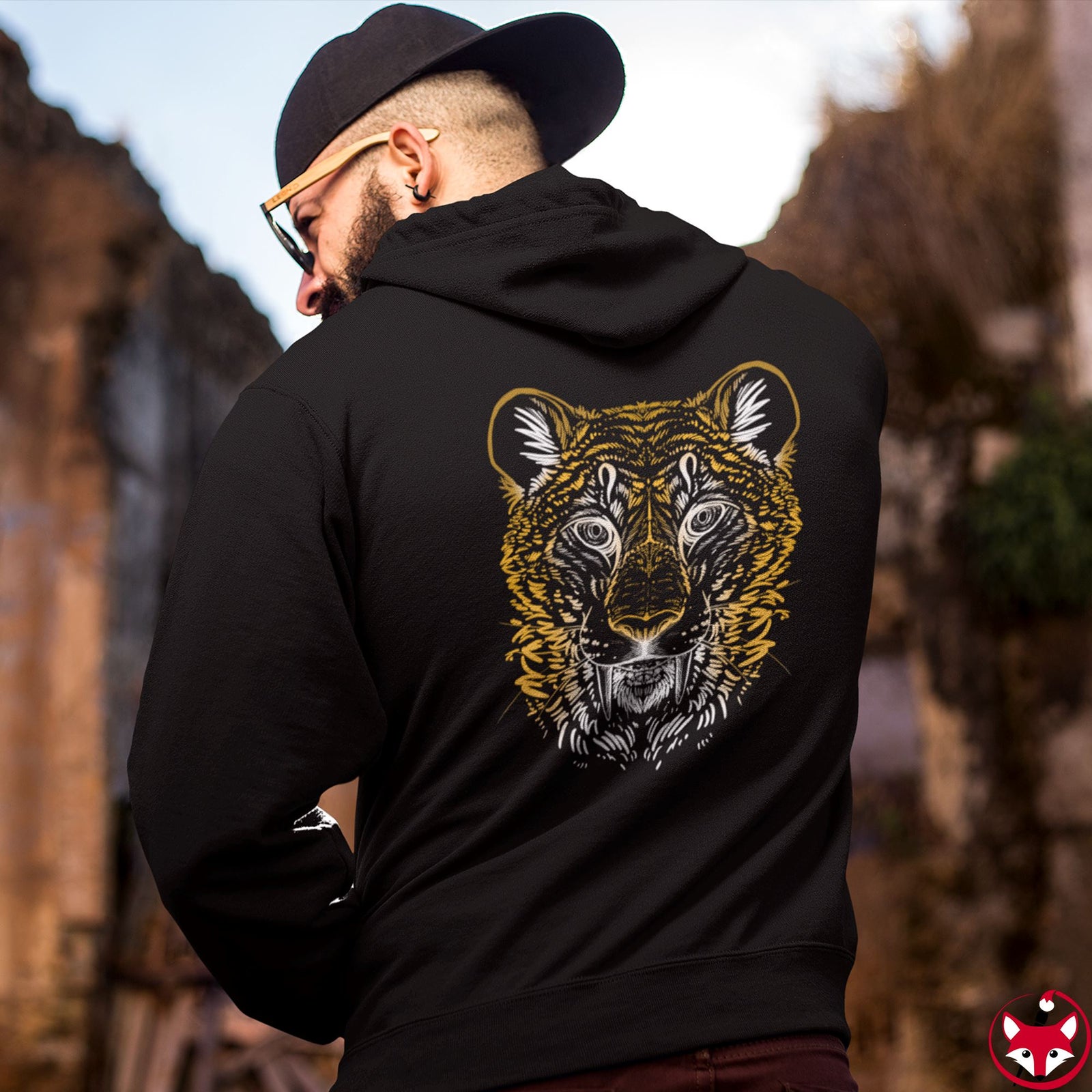 Sabertooth Colored - Hoodie Hoodie Dire Creatures 
