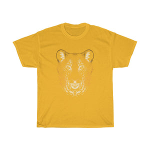 Sabertooth Colored - T-Shirt T-Shirt Dire Creatures Gold S 
