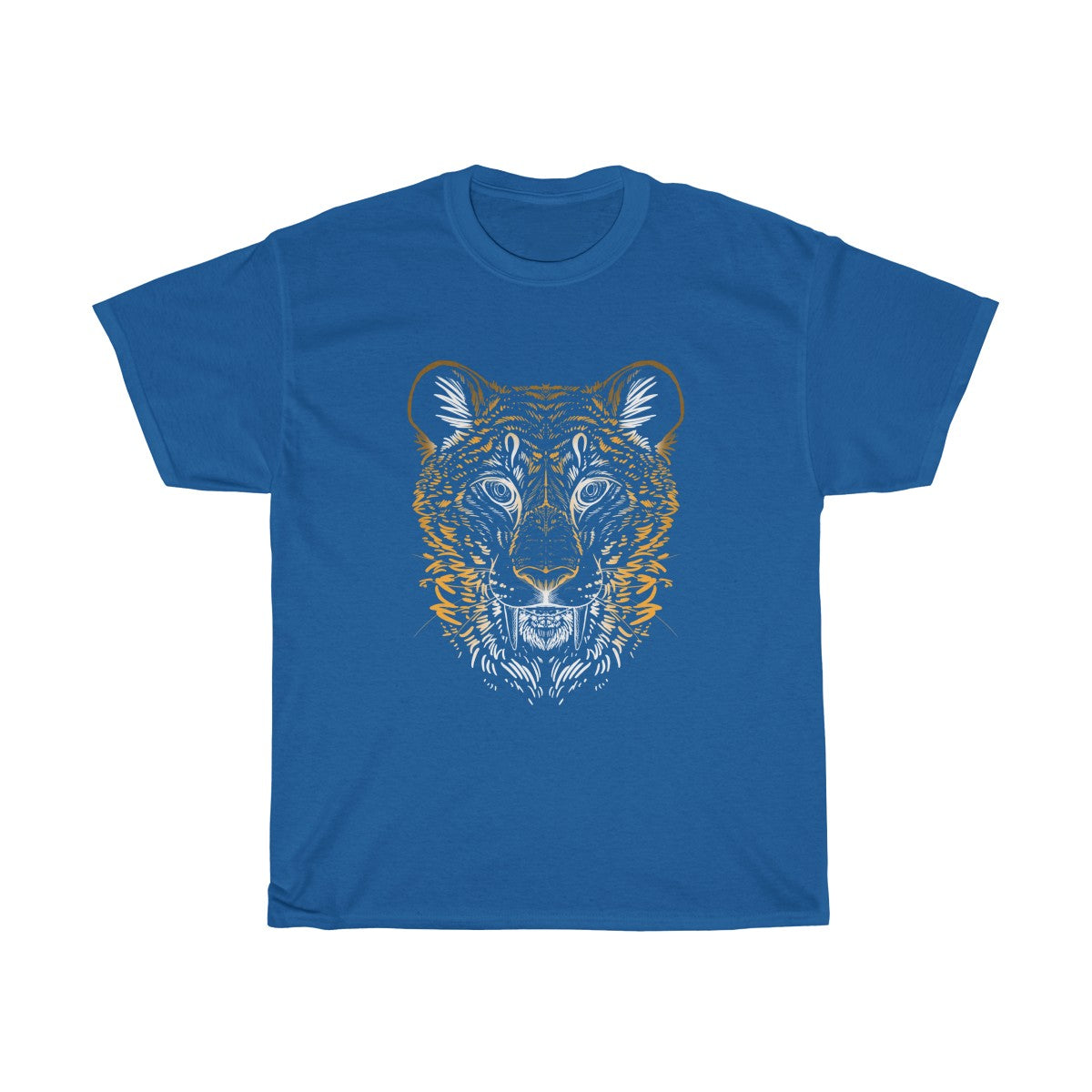 Sabertooth Colored - T-Shirt T-Shirt Dire Creatures Royal Blue S 