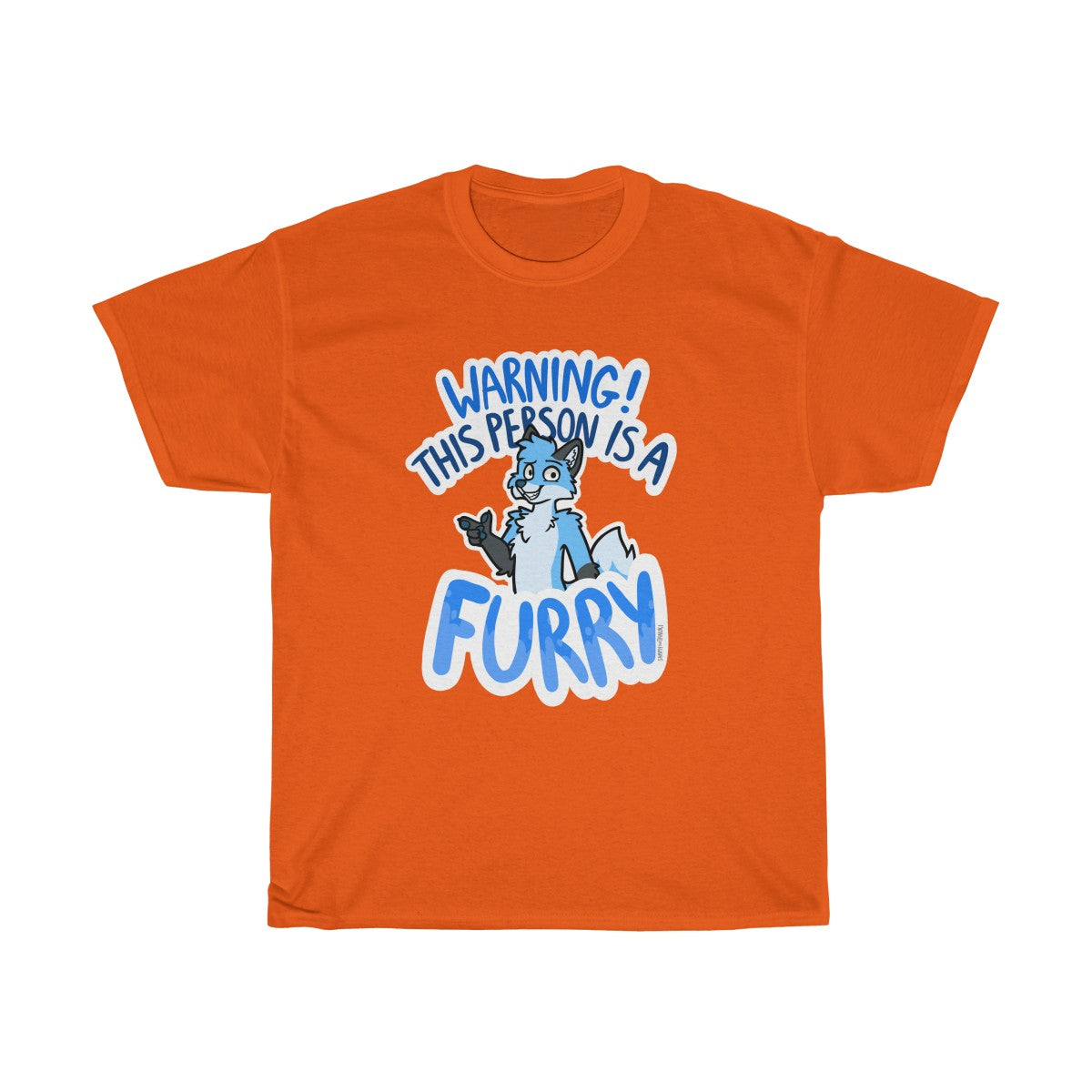 Blue Fox - T-Shirt T-Shirt Sammy The Tanuki Orange S 