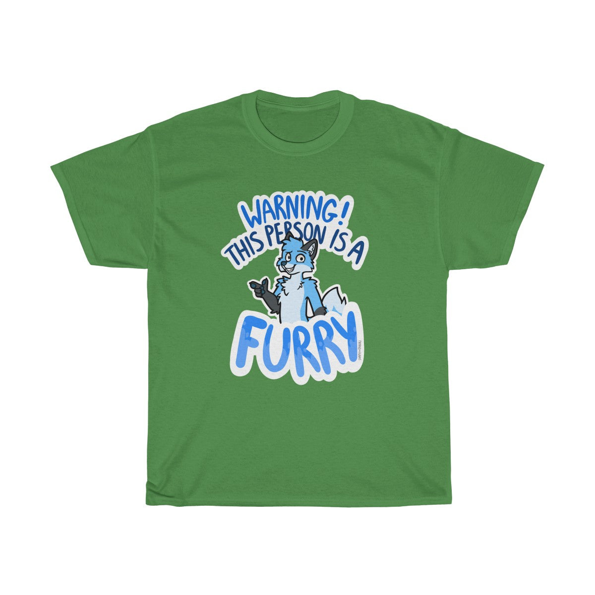 Blue Fox - T-Shirt T-Shirt Sammy The Tanuki Green S 