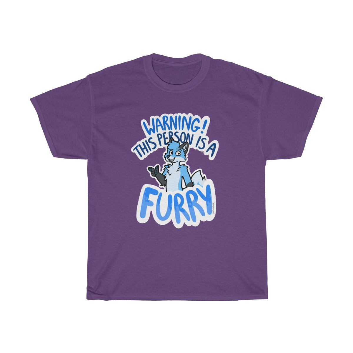 Blue Fox - T-Shirt T-Shirt Sammy The Tanuki Purple S 