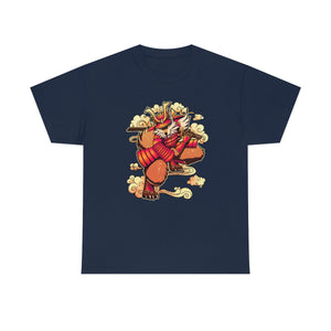 Samurai - T-Shirt T-Shirt Artworktee Navy Blue S 