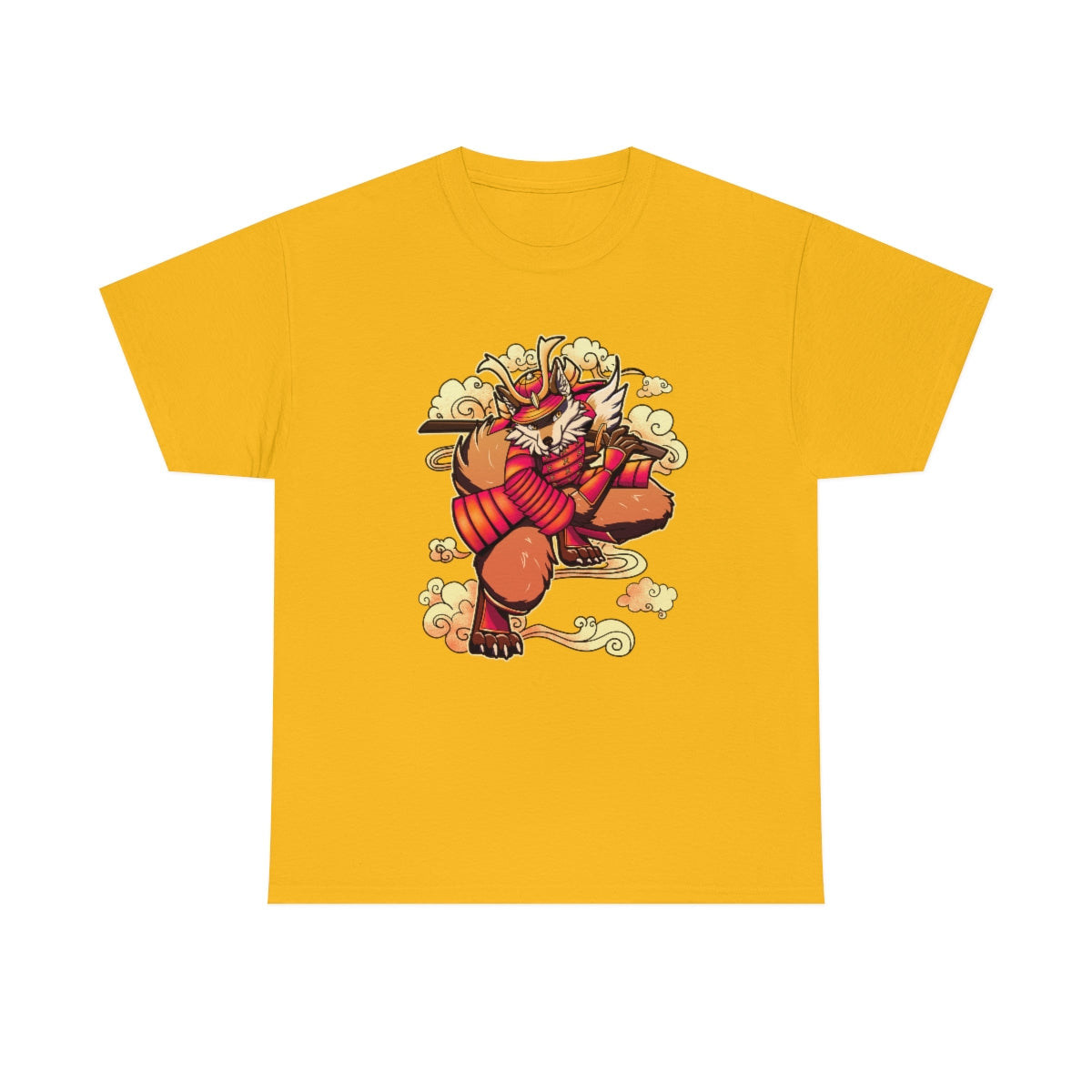 Samurai - T-Shirt T-Shirt Artworktee Gold S 