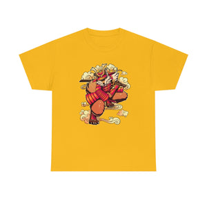 Samurai - T-Shirt T-Shirt Artworktee Gold S 