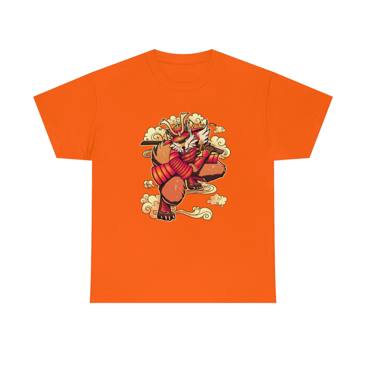 Samurai - T-Shirt T-Shirt Artworktee Orange S 