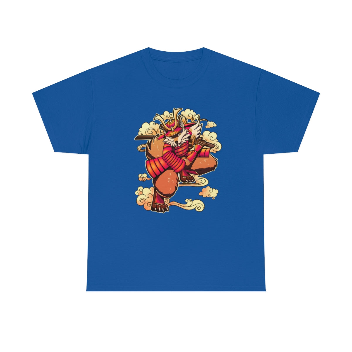 Samurai - T-Shirt T-Shirt Artworktee Royal Blue S 