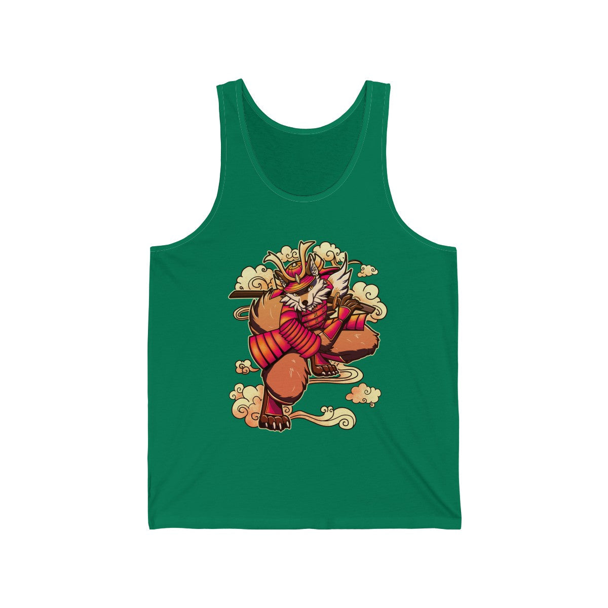 Samurai - Tank Top Tank Top Artworktee Green XS 