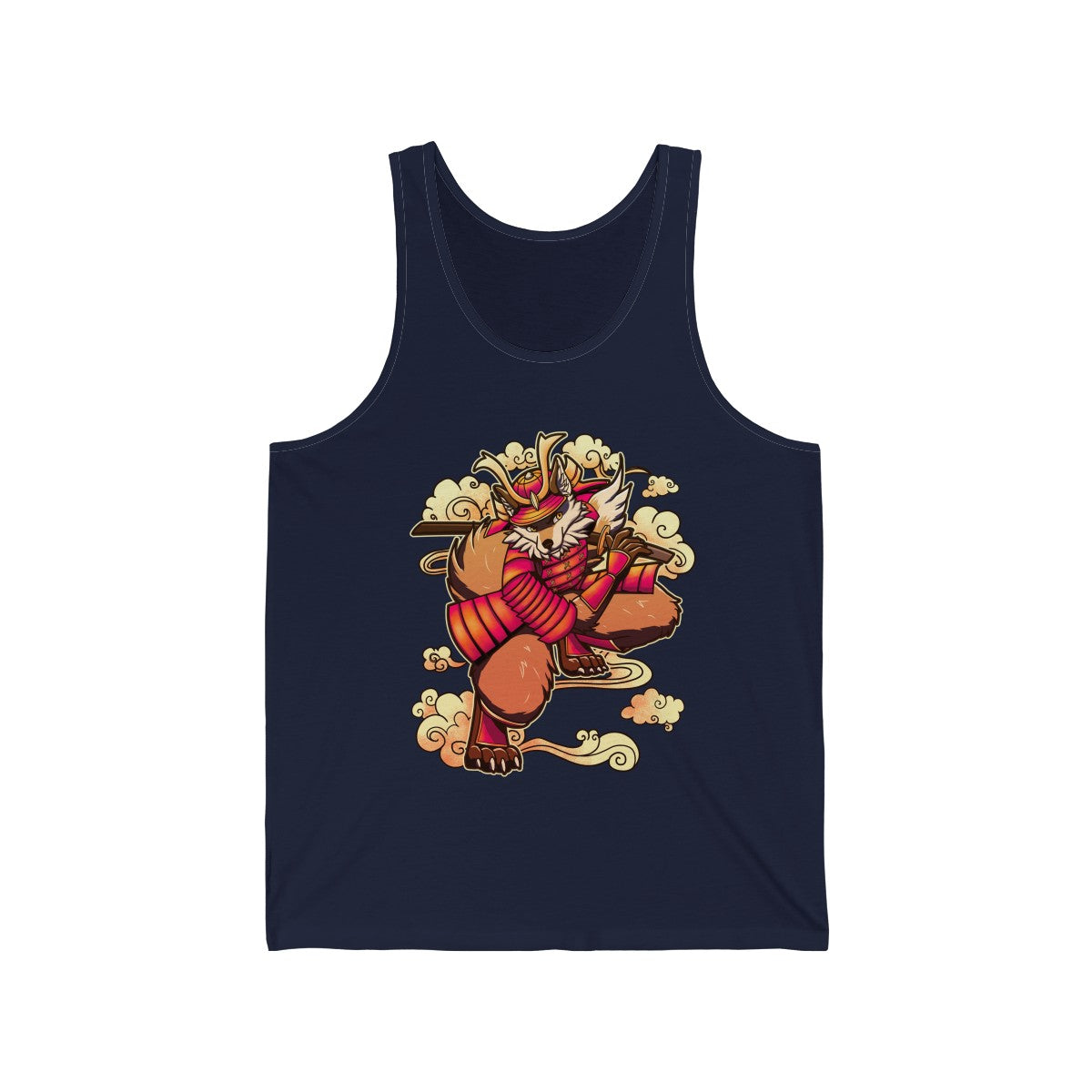 Samurai - Tank Top Tank Top Artworktee Navy Blue XS 