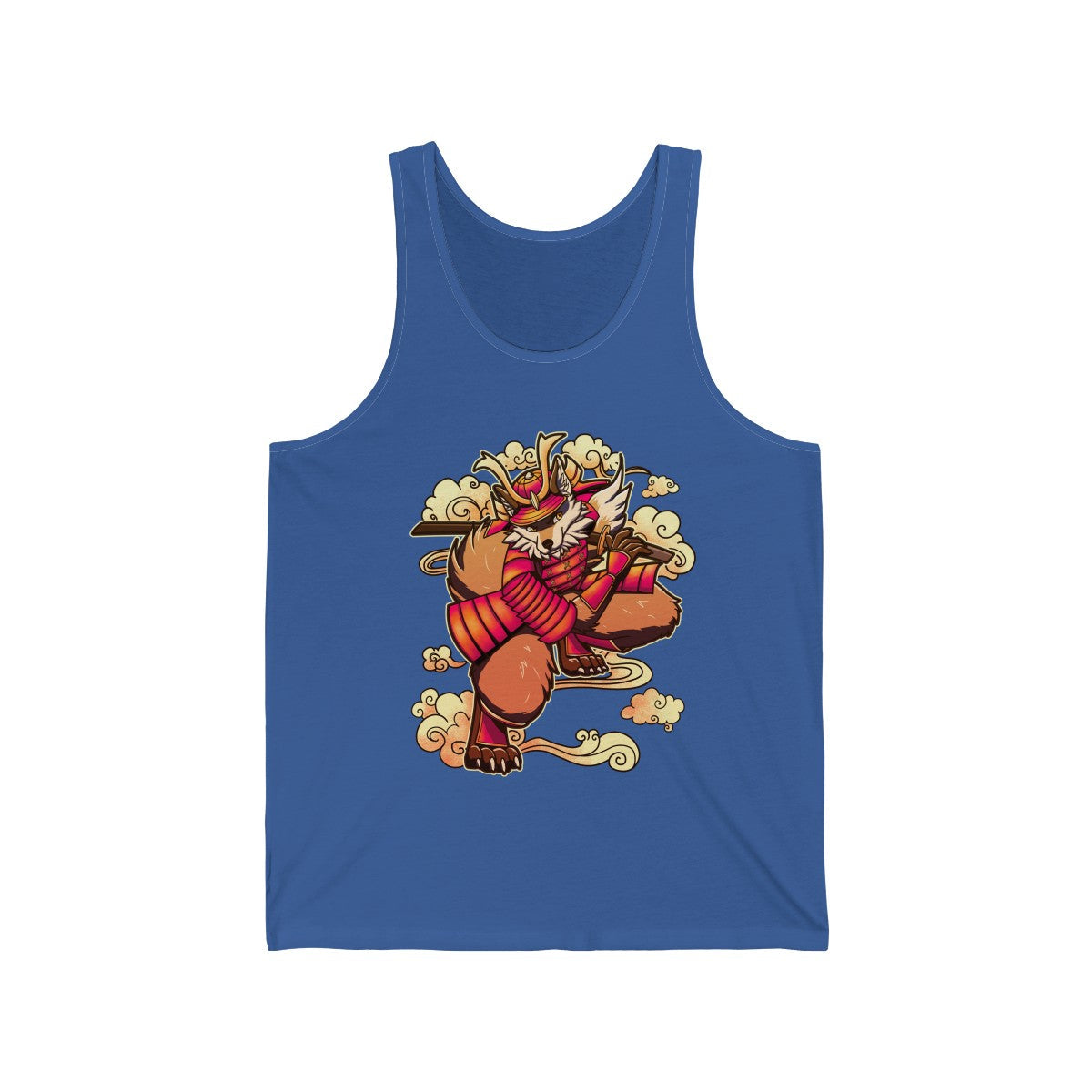 Samurai - Tank Top Tank Top Artworktee Royal Blue XS 