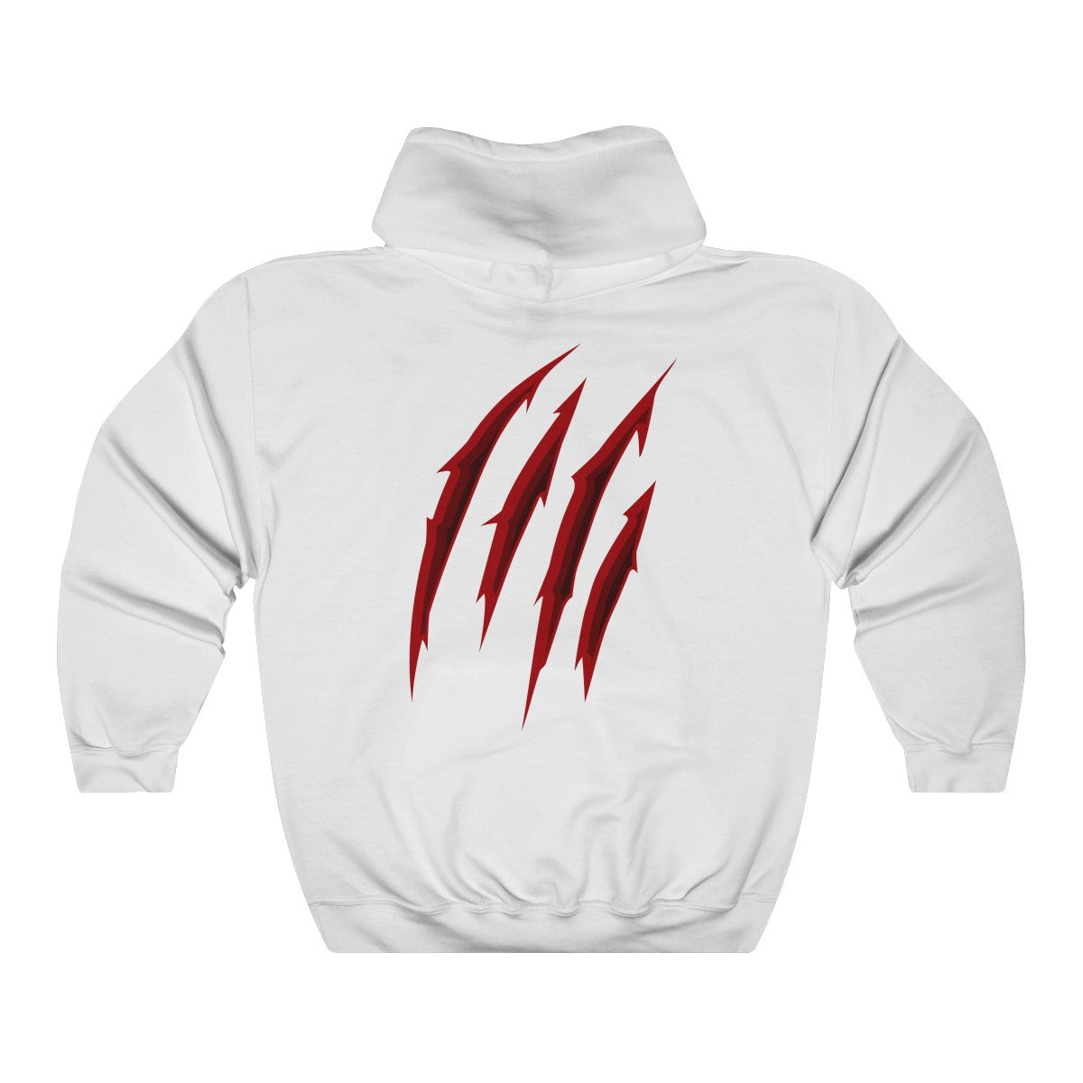 Scratch Red - Hoodie Hoodie Wexon White S 