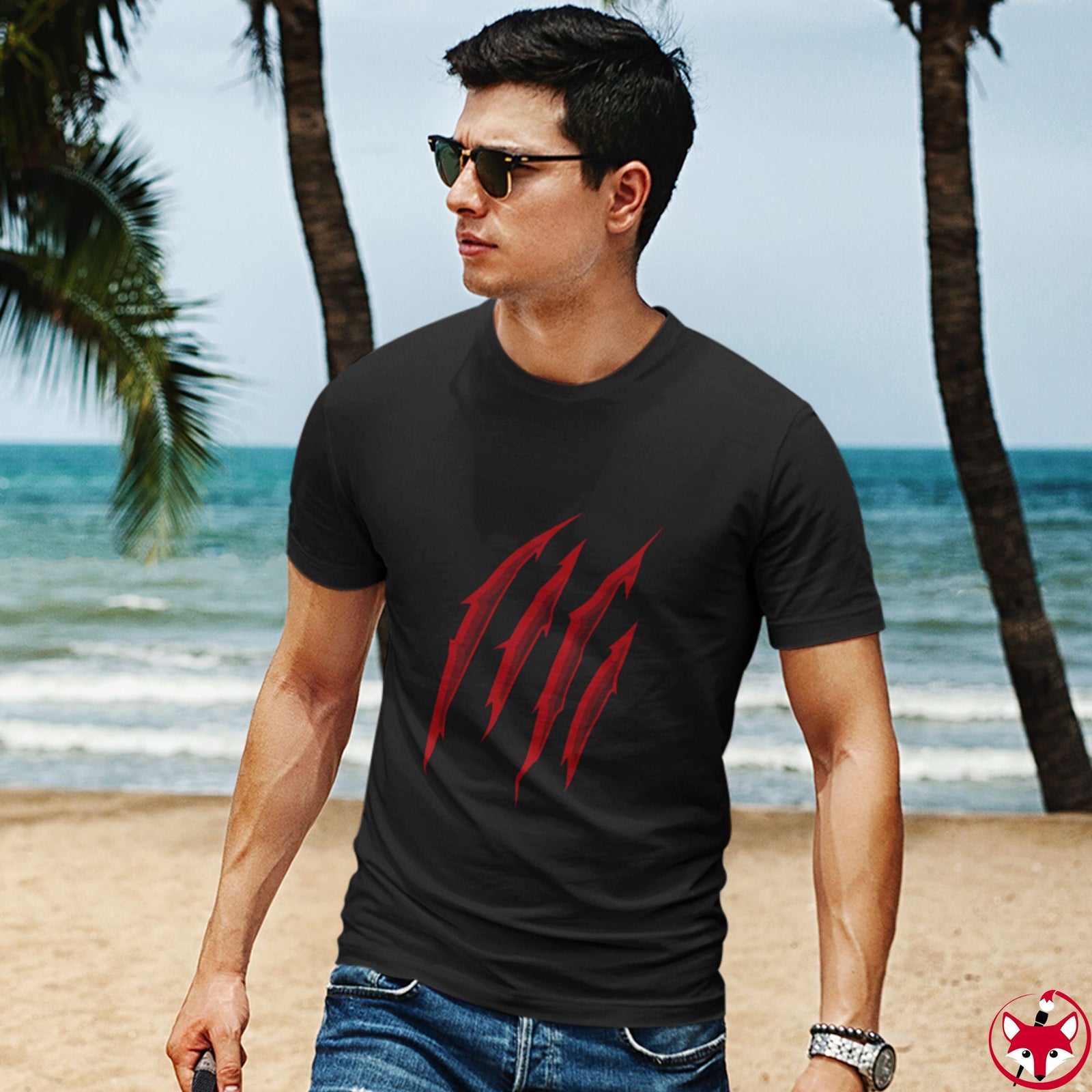 Scratch Red - T-Shirt T-Shirt Wexon 