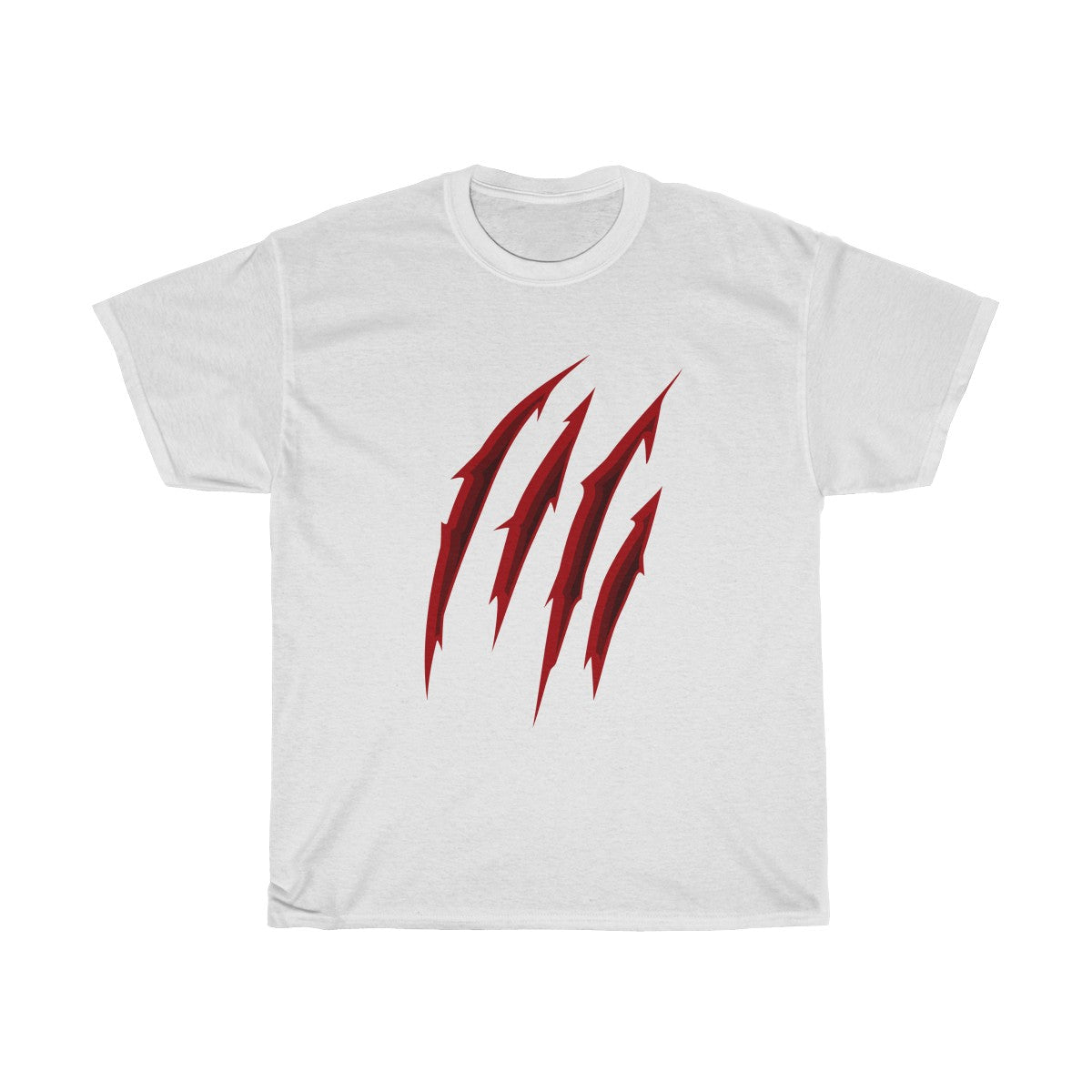Scratch Red - T-Shirt T-Shirt Wexon White S 