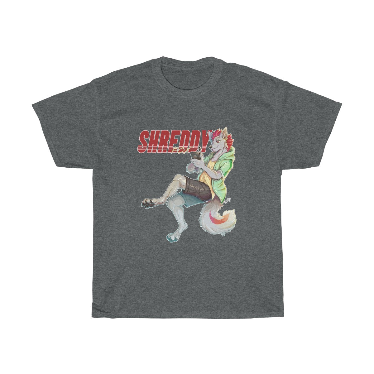 Scrolling - T-Shirt T-Shirt Shreddyfox Dark Heather S 