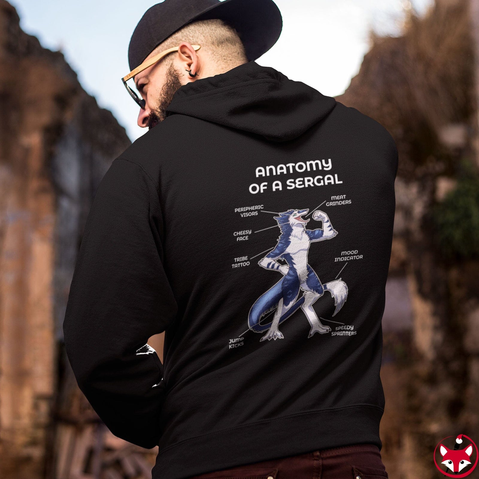 Sergal Blue - Hoodie Hoodie Artworktee 