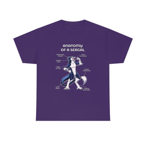 Sergal Blue - T-Shirt T-Shirt Artworktee Purple S 
