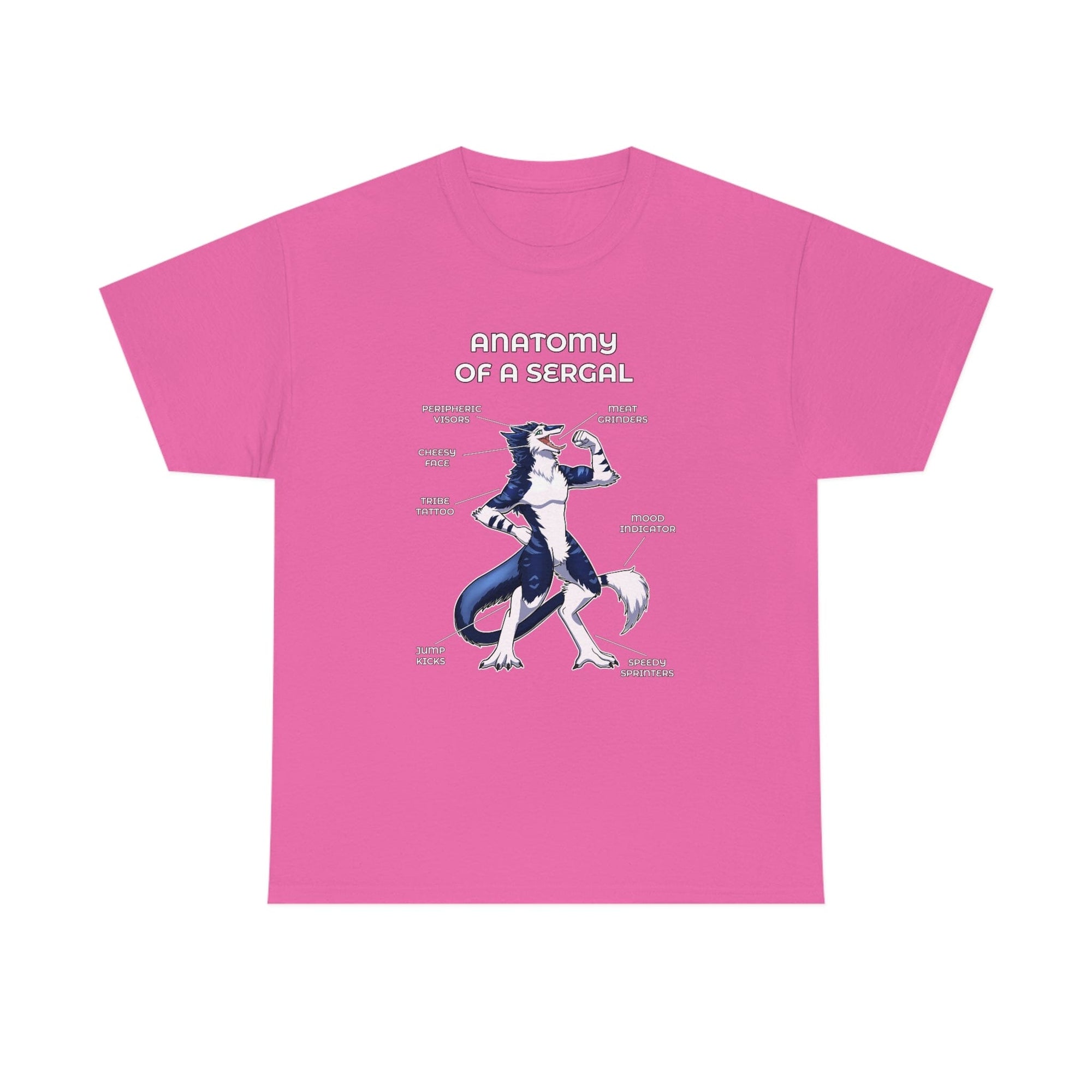 Sergal Blue - T-Shirt T-Shirt Artworktee Pink S 
