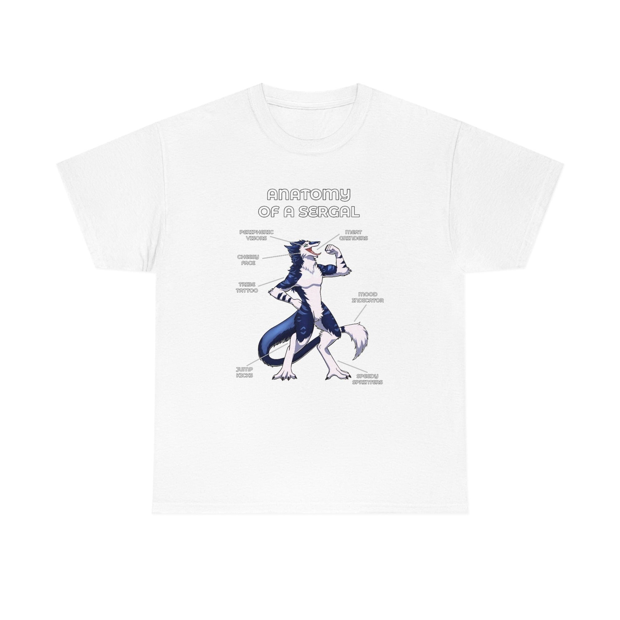 Sergal Blue - T-Shirt T-Shirt Artworktee White S 