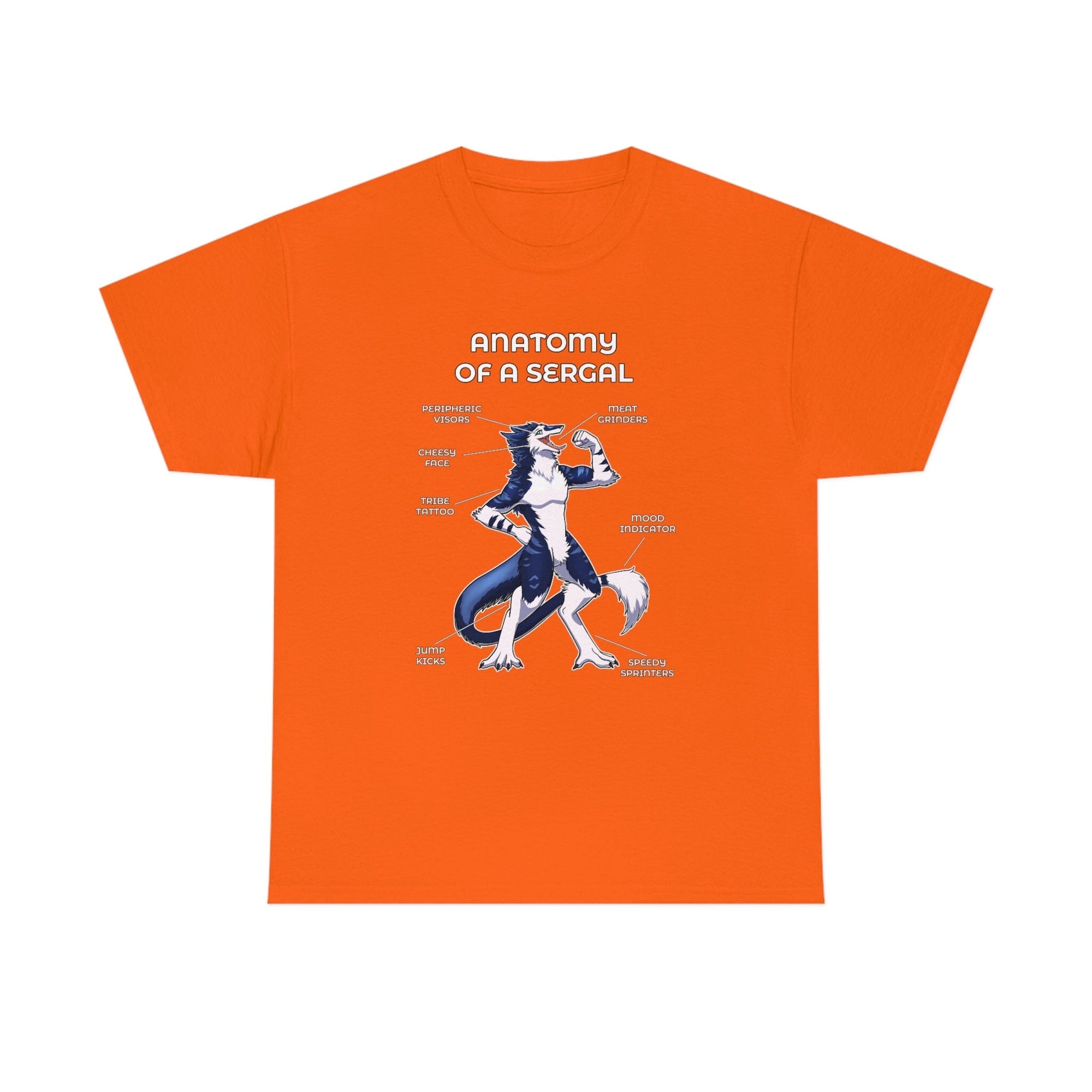 Sergal Blue - T-Shirt T-Shirt Artworktee Orange S 