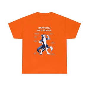 Sergal Blue - T-Shirt T-Shirt Artworktee Orange S 