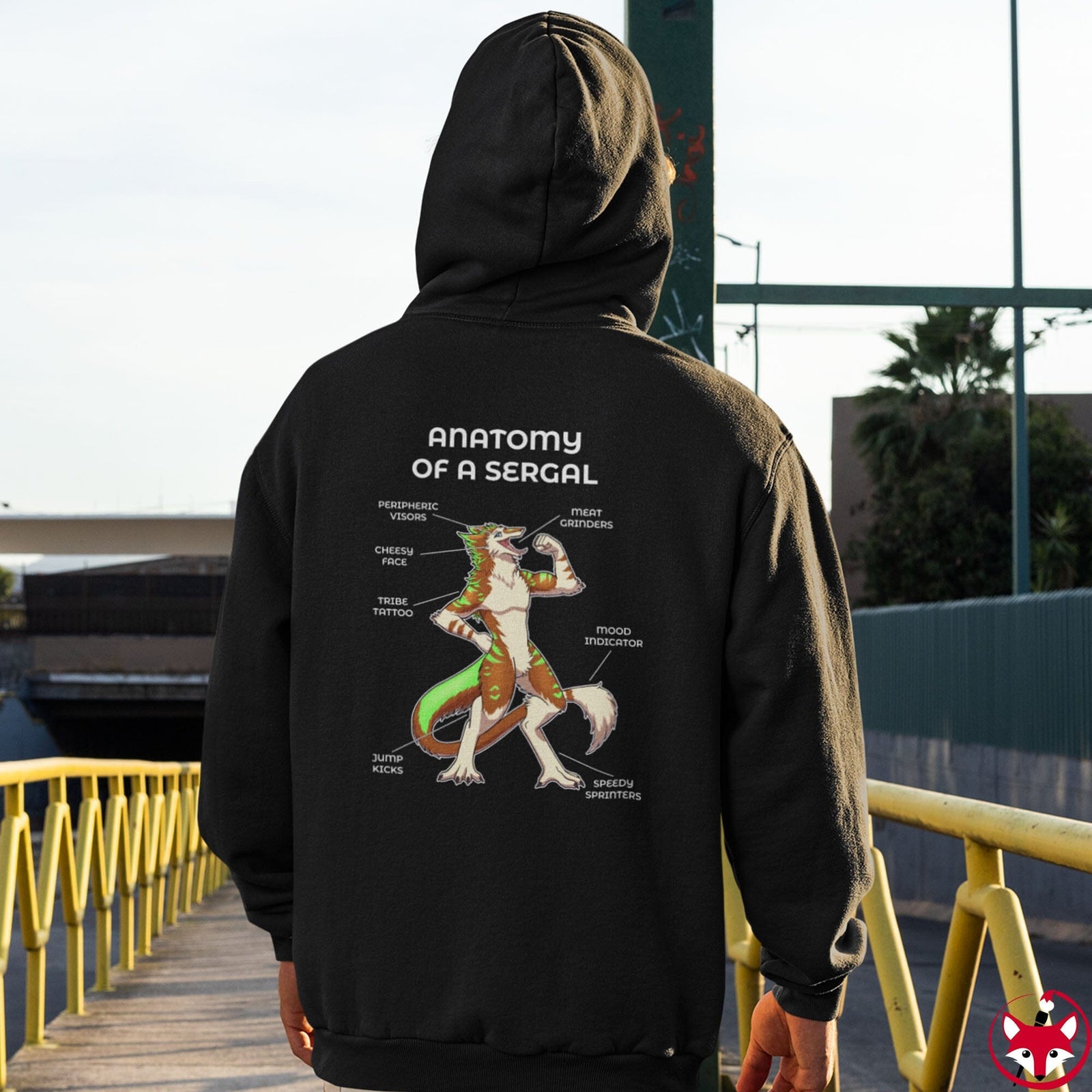 Sergal Brown - Hoodie Hoodie Artworktee 
