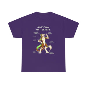 Sergal Brown - T-Shirt T-Shirt Artworktee Purple S 