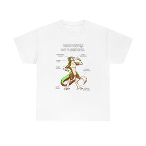 Sergal Brown - T-Shirt T-Shirt Artworktee White S 