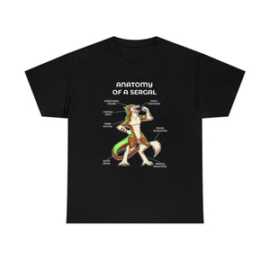 Sergal Brown - T-Shirt T-Shirt Artworktee Black S 