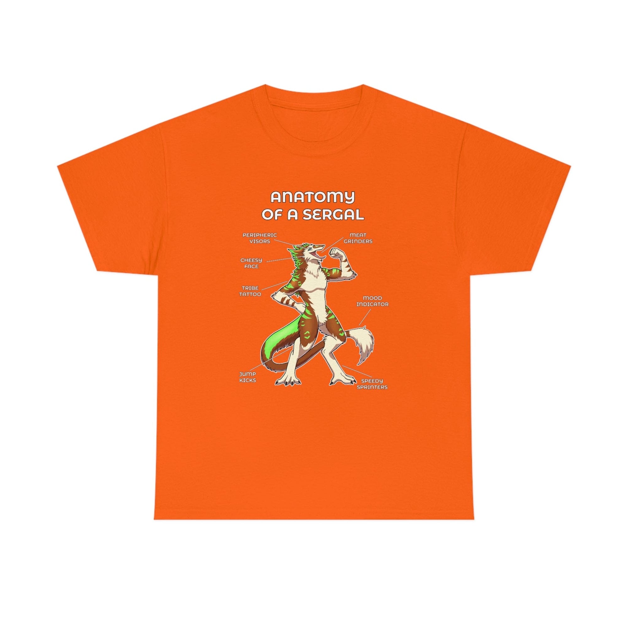 Sergal Brown - T-Shirt T-Shirt Artworktee Orange S 