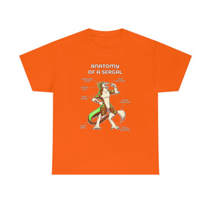 Sergal Brown - T-Shirt T-Shirt Artworktee Orange S 