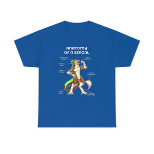 Sergal Brown - T-Shirt T-Shirt Artworktee Royal Blue S 