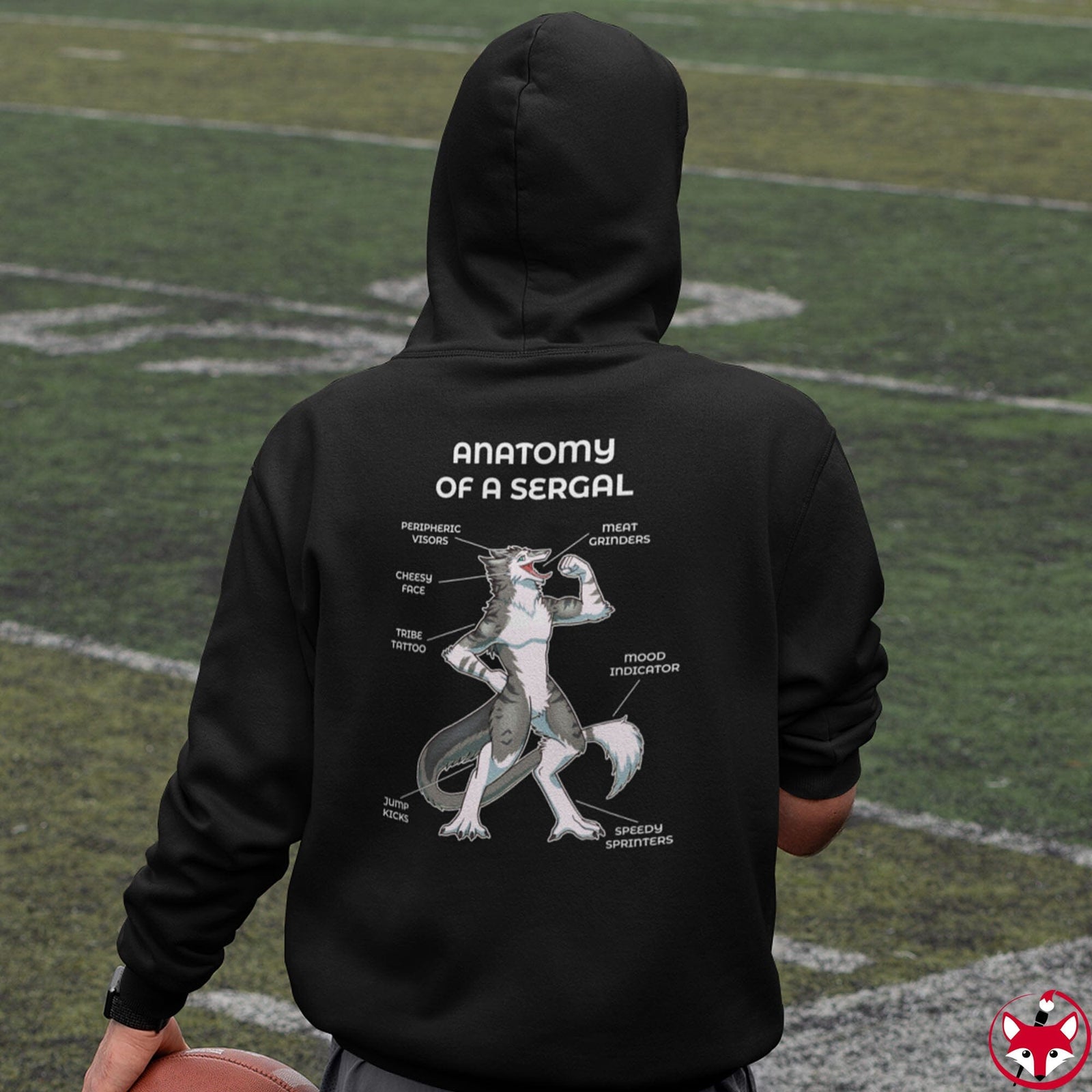 Sergal Grey - Hoodie Hoodie Artworktee 