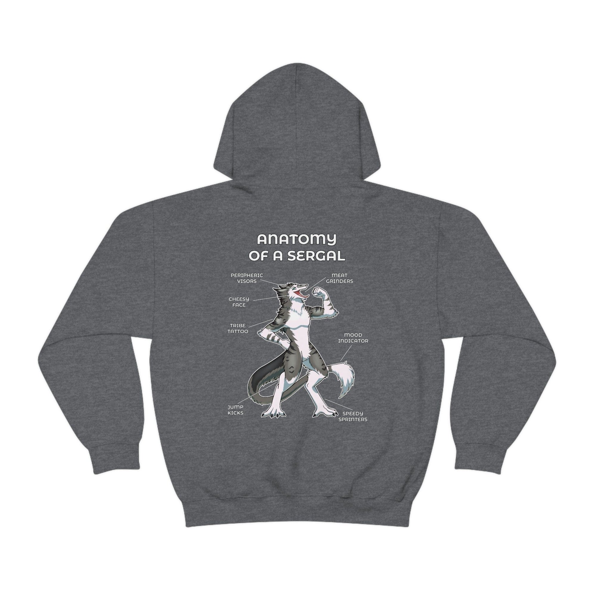 Sergal Grey - Hoodie Hoodie Artworktee Dark Heather S 