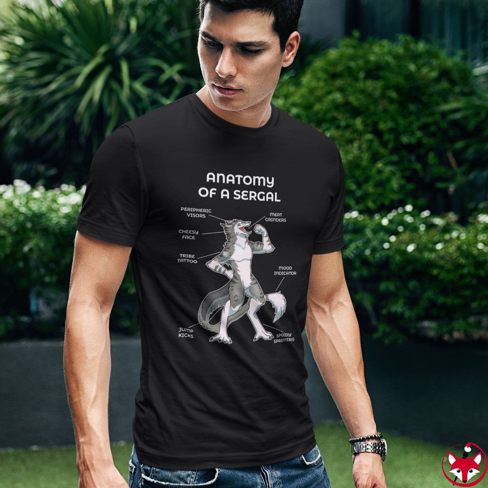 Sergal Grey - T-Shirt T-Shirt Artworktee 