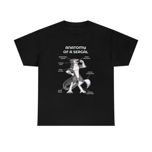 Sergal Grey - T-Shirt T-Shirt Artworktee Black S 
