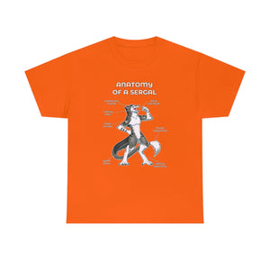 Sergal Grey - T-Shirt T-Shirt Artworktee Orange S 