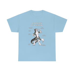 Sergal Grey - T-Shirt T-Shirt Artworktee Light Blue S 