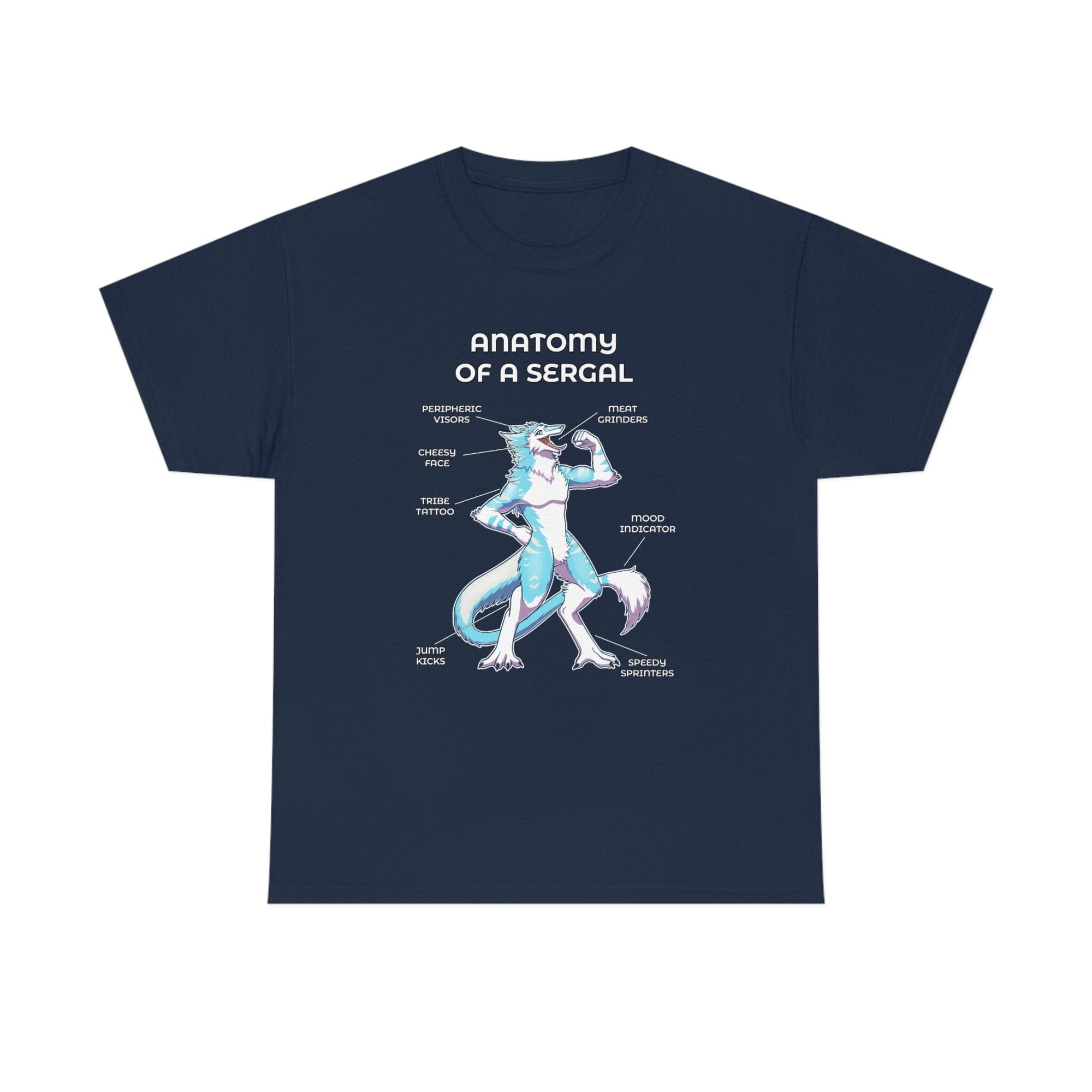 Sergal Ice - T-Shirt T-Shirt Artworktee Navy Blue S 