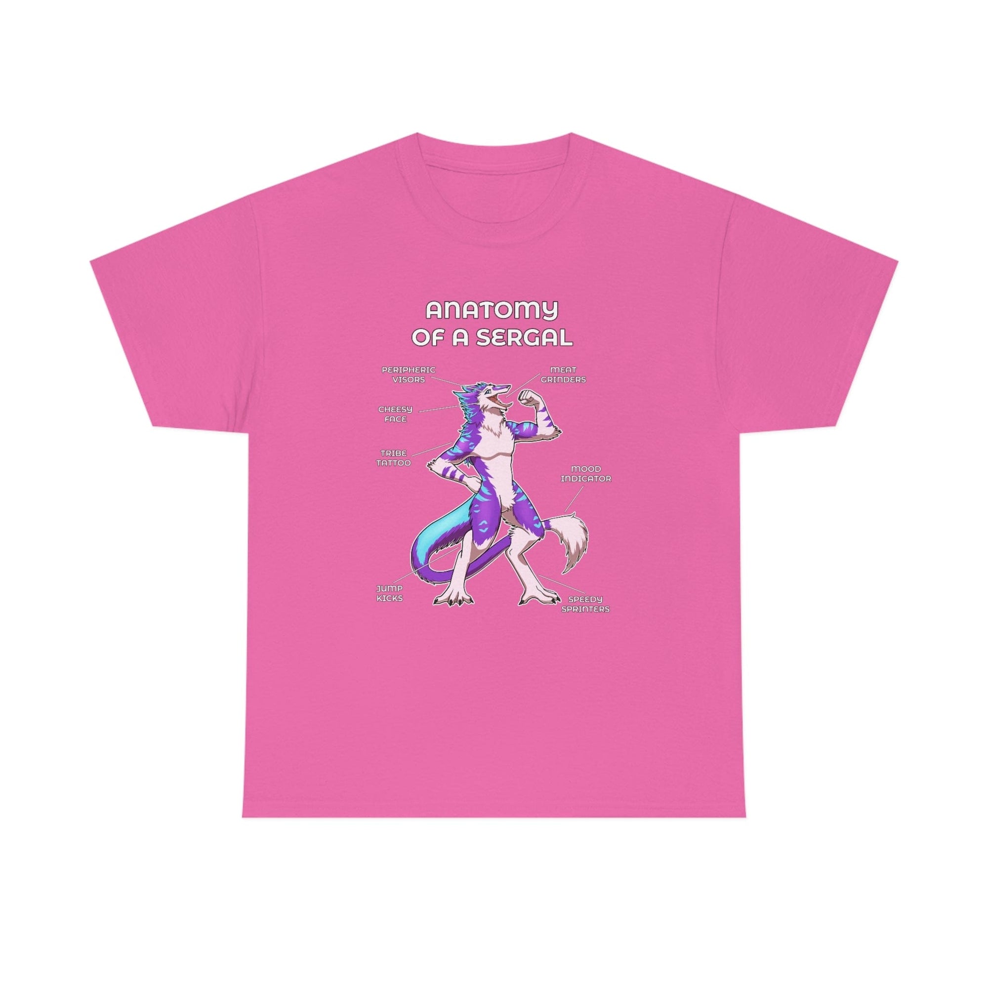 Sergal Purple - T-Shirt T-Shirt Artworktee Pink S 