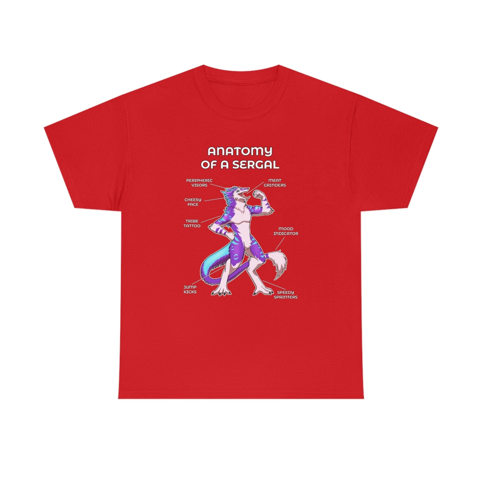 Sergal Purple - T-Shirt T-Shirt Artworktee Red S 
